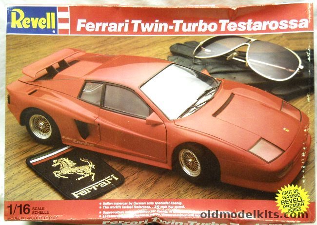 Revell 1/16 Ferrari Testarossa  Koenig Special Twin Turbo - (ex-Monogram), 7511 plastic model kit